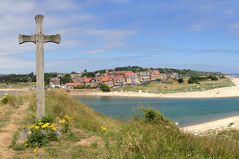 Church Hill looking towards Alnmouth